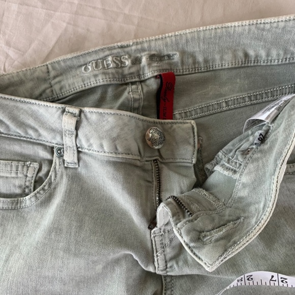 Guess light gray jeans 28 slim‎ ankle - Picture 9 of 15